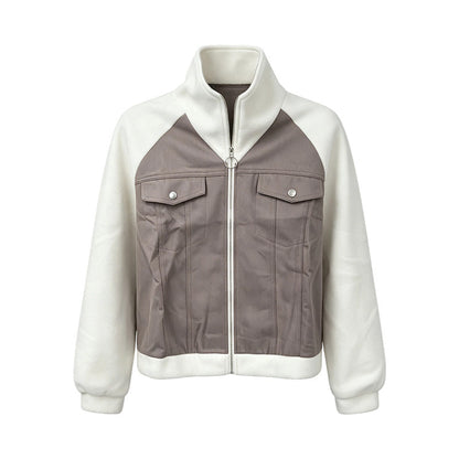 Women's Denim Patchwork Jacket