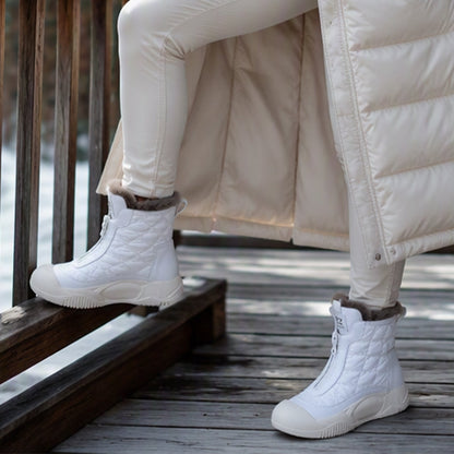 Women's Retro Waterproof Warm Snow Boots