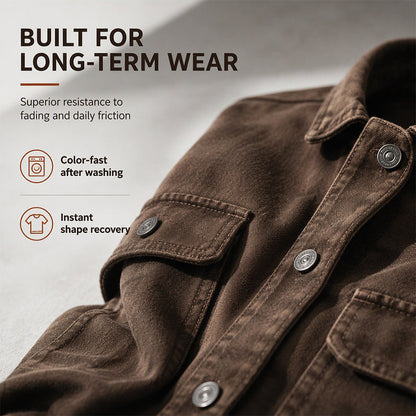 Men's Classic  Loose Fit Cargo Jacket