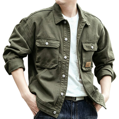 Men's Classic  Loose Fit Cargo Jacket