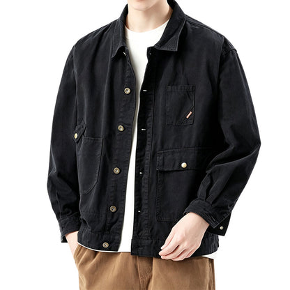 Men's Classic  Loose Fit Cargo Jacket
