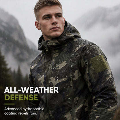 Men's Outdoor Camouflage Hooded Jacket