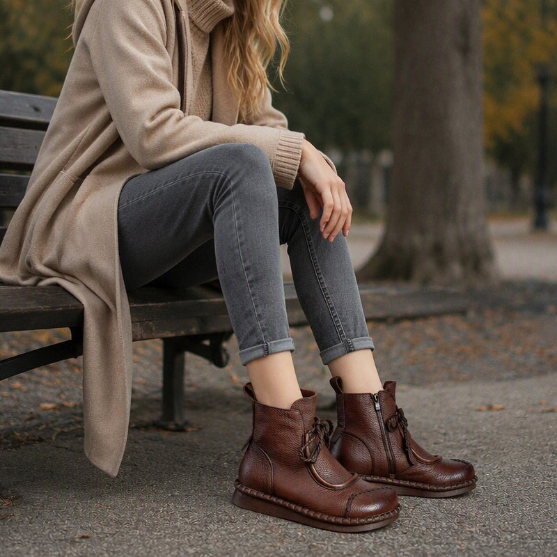 Women's Vintage Ethnic Ankle Boots ✨𝘉𝘶𝘺 2 𝘢𝘯𝘥 𝘨𝘦𝘵 𝘢𝘯 𝘦𝘹𝘵𝘳𝘢 8% 𝘥𝘪𝘴𝘤𝘰𝘶𝘯𝘵