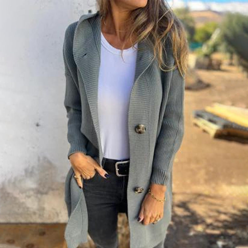 Women's Button-Down Hooded Cardigan ✨𝘉𝘶𝘺 2 𝘢𝘯𝘥 𝘨𝘦𝘵 𝘢𝘯 𝘦𝘹𝘵𝘳𝘢 8% 𝘥𝘪𝘴𝘤𝘰𝘶𝘯𝘵