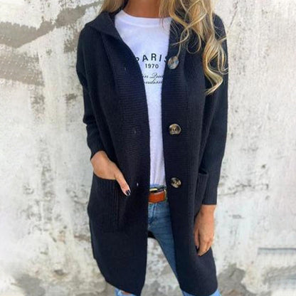 Women's Button-Down Hooded Cardigan ✨𝘉𝘶𝘺 2 𝘢𝘯𝘥 𝘨𝘦𝘵 𝘢𝘯 𝘦𝘹𝘵𝘳𝘢 8% 𝘥𝘪𝘴𝘤𝘰𝘶𝘯𝘵
