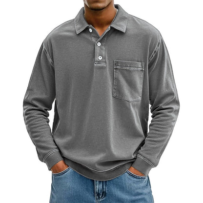 Men's Casual Long Sleeve Shirt With Pocket ✨𝘉𝘶𝘺 2 𝘢𝘯𝘥 𝘨𝘦𝘵 𝘢𝘯 𝘦𝘹𝘵𝘳𝘢 8% 𝘥𝘪𝘴𝘤𝘰𝘶𝘯𝘵