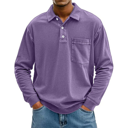 Men's Casual Long Sleeve Shirt With Pocket ✨𝘉𝘶𝘺 2 𝘢𝘯𝘥 𝘨𝘦𝘵 𝘢𝘯 𝘦𝘹𝘵𝘳𝘢 8% 𝘥𝘪𝘴𝘤𝘰𝘶𝘯𝘵