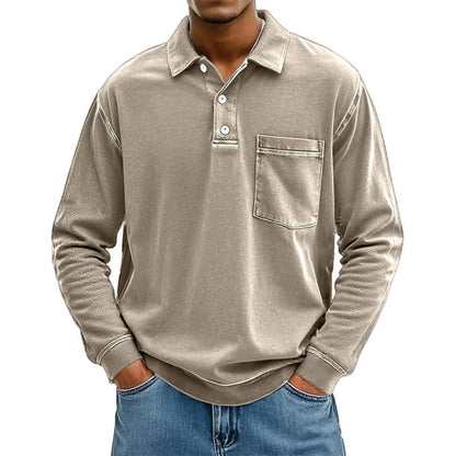 Men's Casual Long Sleeve Shirt With Pocket ✨𝘉𝘶𝘺 2 𝘢𝘯𝘥 𝘨𝘦𝘵 𝘢𝘯 𝘦𝘹𝘵𝘳𝘢 8% 𝘥𝘪𝘴𝘤𝘰𝘶𝘯𝘵