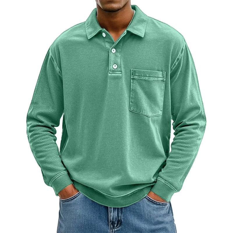 Men's Casual Long Sleeve Shirt With Pocket ✨𝘉𝘶𝘺 2 𝘢𝘯𝘥 𝘨𝘦𝘵 𝘢𝘯 𝘦𝘹𝘵𝘳𝘢 8% 𝘥𝘪𝘴𝘤𝘰𝘶𝘯𝘵