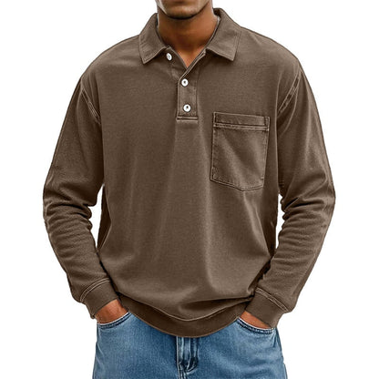 Men's Casual Long Sleeve Shirt With Pocket ✨𝘉𝘶𝘺 2 𝘢𝘯𝘥 𝘨𝘦𝘵 𝘢𝘯 𝘦𝘹𝘵𝘳𝘢 8% 𝘥𝘪𝘴𝘤𝘰𝘶𝘯𝘵