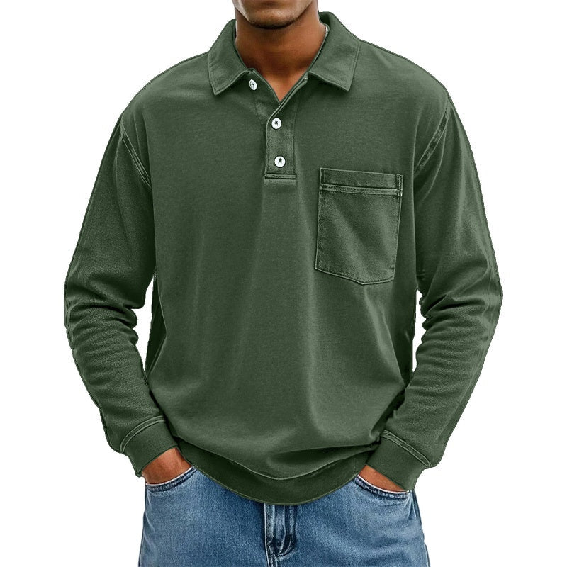 Men's Casual Long Sleeve Shirt With Pocket ✨𝘉𝘶𝘺 2 𝘢𝘯𝘥 𝘨𝘦𝘵 𝘢𝘯 𝘦𝘹𝘵𝘳𝘢 8% 𝘥𝘪𝘴𝘤𝘰𝘶𝘯𝘵