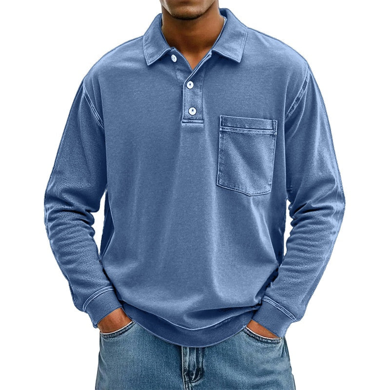 Men's Casual Long Sleeve Shirt With Pocket ✨𝘉𝘶𝘺 2 𝘢𝘯𝘥 𝘨𝘦𝘵 𝘢𝘯 𝘦𝘹𝘵𝘳𝘢 8% 𝘥𝘪𝘴𝘤𝘰𝘶𝘯𝘵