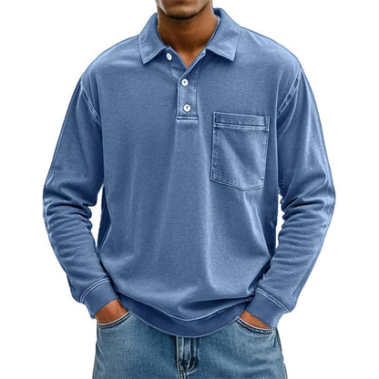 Men's Casual Long Sleeve Shirt With Pocket ✨𝘉𝘶𝘺 2 𝘢𝘯𝘥 𝘨𝘦𝘵 𝘢𝘯 𝘦𝘹𝘵𝘳𝘢 8% 𝘥𝘪𝘴𝘤𝘰𝘶𝘯𝘵