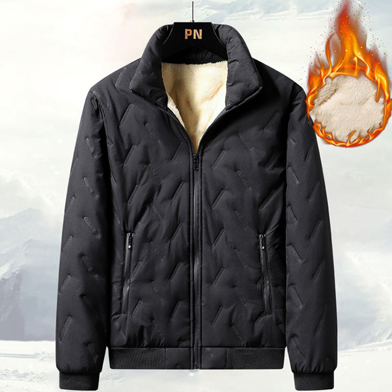 Men's Quilted Winter Jacket with Faux Fleece Lining ✨𝘉𝘶𝘺 2 𝘢𝘯𝘥 𝘨𝘦𝘵 𝘢𝘯 𝘦𝘹𝘵𝘳𝘢 8% 𝘥𝘪𝘴𝘤𝘰𝘶𝘯𝘵