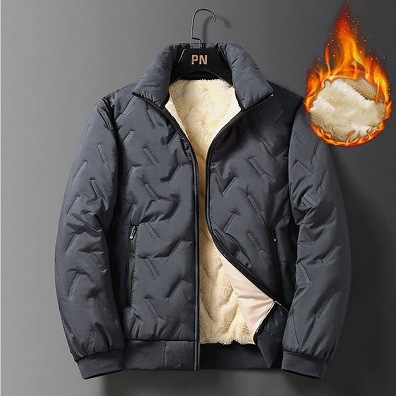 Men's Quilted Winter Jacket with Faux Fleece Lining ✨𝘉𝘶𝘺 2 𝘢𝘯𝘥 𝘨𝘦𝘵 𝘢𝘯 𝘦𝘹𝘵𝘳𝘢 8% 𝘥𝘪𝘴𝘤𝘰𝘶𝘯𝘵