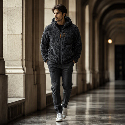 Men's Hooded Fleece Zipper Jacket ✨𝘉𝘶𝘺 𝘢𝘯𝘺 2 𝘢𝘯𝘥 𝘨𝘦𝘵 𝘢𝘯 𝘦𝘹𝘵𝘳𝘢 8% 𝘥𝘪𝘴𝘤𝘰𝘶𝘯𝘵