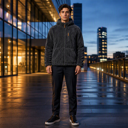 Men's Hooded Fleece Zipper Jacket ✨𝘉𝘶𝘺 𝘢𝘯𝘺 2 𝘢𝘯𝘥 𝘨𝘦𝘵 𝘢𝘯 𝘦𝘹𝘵𝘳𝘢 8% 𝘥𝘪𝘴𝘤𝘰𝘶𝘯𝘵