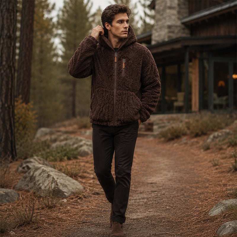 Men's Hooded Fleece Zipper Jacket ✨𝘉𝘶𝘺 𝘢𝘯𝘺 2 𝘢𝘯𝘥 𝘨𝘦𝘵 𝘢𝘯 𝘦𝘹𝘵𝘳𝘢 8% 𝘥𝘪𝘴𝘤𝘰𝘶𝘯𝘵