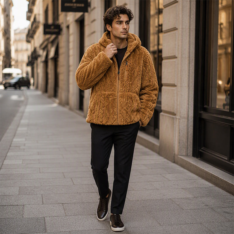 Men's Hooded Fleece Zipper Jacket ✨𝘉𝘶𝘺 𝘢𝘯𝘺 2 𝘢𝘯𝘥 𝘨𝘦𝘵 𝘢𝘯 𝘦𝘹𝘵𝘳𝘢 8% 𝘥𝘪𝘴𝘤𝘰𝘶𝘯𝘵