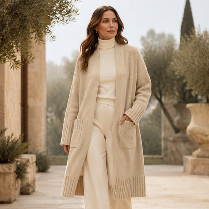 Women's Open Front Long Knit Cardigan ✨𝘉𝘶𝘺 𝘢𝘯𝘺 2 𝘢𝘯𝘥 𝘨𝘦𝘵 𝘢𝘯 𝘦𝘹𝘵𝘳𝘢 8% 𝘥𝘪𝘴𝘤𝘰𝘶𝘯𝘵