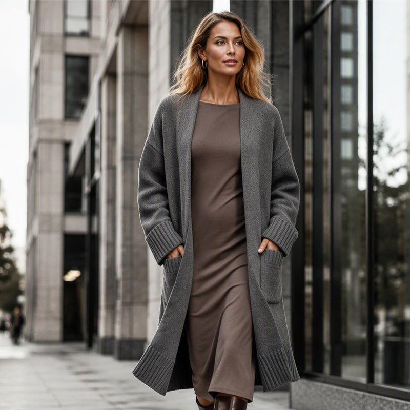 Women's Open Front Long Knit Cardigan ✨𝘉𝘶𝘺 𝘢𝘯𝘺 2 𝘢𝘯𝘥 𝘨𝘦𝘵 𝘢𝘯 𝘦𝘹𝘵𝘳𝘢 8% 𝘥𝘪𝘴𝘤𝘰𝘶𝘯𝘵