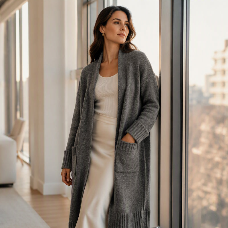Women's Open Front Long Knit Cardigan ✨𝘉𝘶𝘺 𝘢𝘯𝘺 2 𝘢𝘯𝘥 𝘨𝘦𝘵 𝘢𝘯 𝘦𝘹𝘵𝘳𝘢 8% 𝘥𝘪𝘴𝘤𝘰𝘶𝘯𝘵