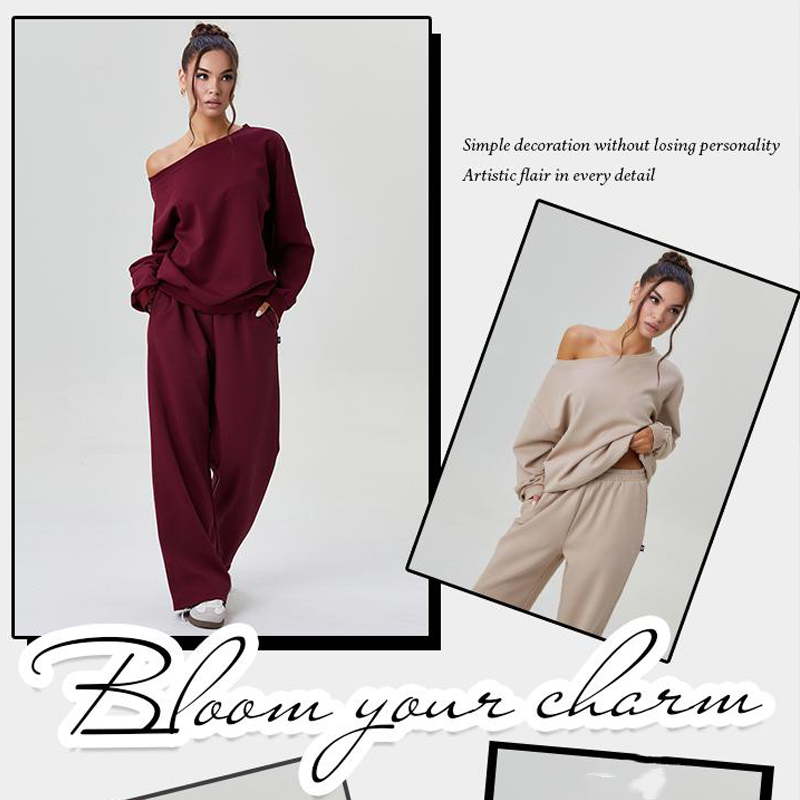 Casual Long Sleeve Pullover & Pants Set ✨𝘉𝘶𝘺 𝘢𝘯𝘺 2 𝘢𝘯𝘥 𝘨𝘦𝘵 𝘢𝘯 𝘦𝘹𝘵𝘳𝘢 8% 𝘥𝘪𝘴𝘤𝘰𝘶𝘯𝘵