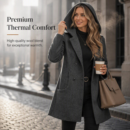 Women's Warm Double Breasted Hooded Coat ✨𝘉𝘶𝘺 𝘢𝘯𝘺 2 𝘢𝘯𝘥 𝘨𝘦𝘵 𝘢𝘯 𝘦𝘹𝘵𝘳𝘢 8% 𝘥𝘪𝘴𝘤𝘰𝘶𝘯𝘵