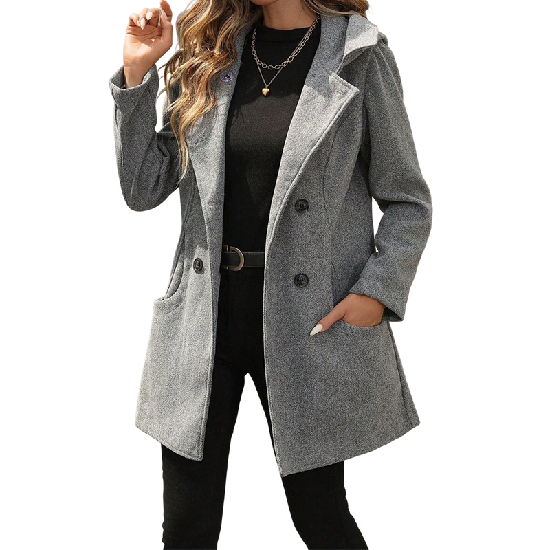 Women's Warm Double Breasted Hooded Coat ✨𝘉𝘶𝘺 𝘢𝘯𝘺 2 𝘢𝘯𝘥 𝘨𝘦𝘵 𝘢𝘯 𝘦𝘹𝘵𝘳𝘢 8% 𝘥𝘪𝘴𝘤𝘰𝘶𝘯𝘵