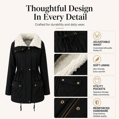 Women's Mid-Length Hooded Padded Jacket ✨𝘉𝘶𝘺 𝘢𝘯𝘺 2 𝘢𝘯𝘥 𝘨𝘦𝘵 𝘢𝘯 𝘦𝘹𝘵𝘳𝘢 8% 𝘥𝘪𝘴𝘤𝘰𝘶𝘯𝘵