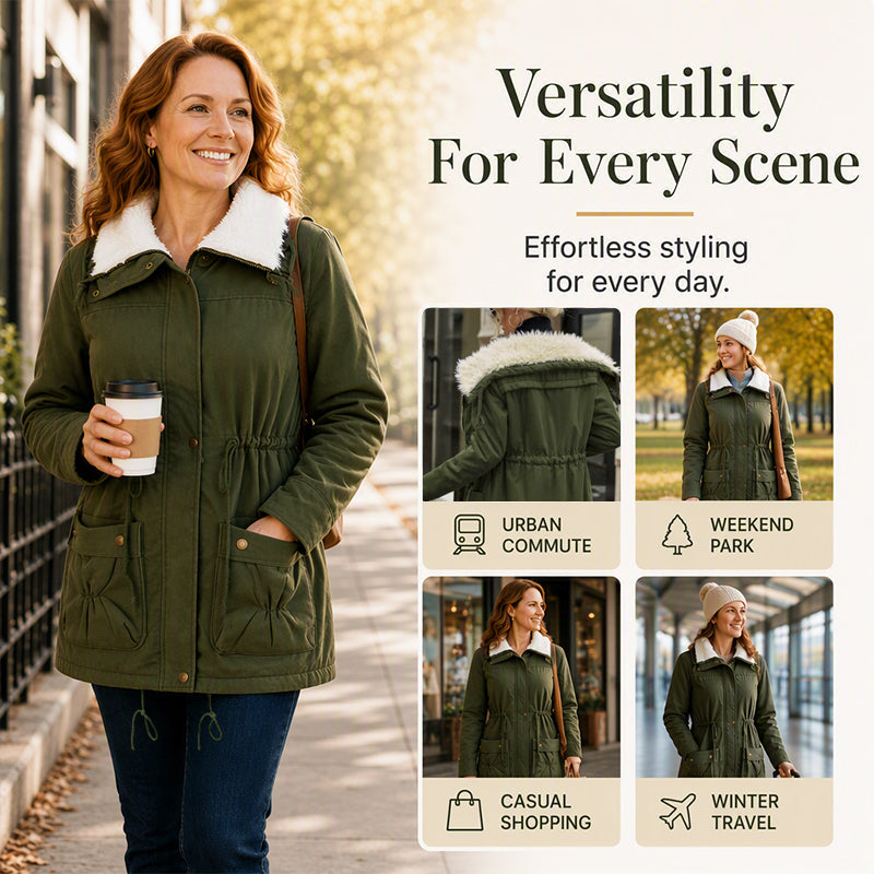 Women's Mid-Length Hooded Padded Jacket ✨𝘉𝘶𝘺 𝘢𝘯𝘺 2 𝘢𝘯𝘥 𝘨𝘦𝘵 𝘢𝘯 𝘦𝘹𝘵𝘳𝘢 8% 𝘥𝘪𝘴𝘤𝘰𝘶𝘯𝘵