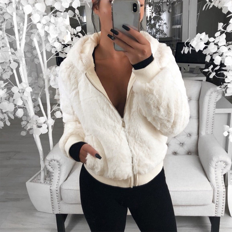 Women's Faux Fur Warm Coat with Pockets ✨𝘉𝘶𝘺 𝘢𝘯𝘺 2 𝘢𝘯𝘥 𝘨𝘦𝘵 𝘢𝘯 𝘦𝘹𝘵𝘳𝘢 8% 𝘥𝘪𝘴𝘤𝘰𝘶𝘯𝘵
