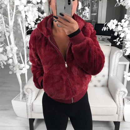 Women's Faux Fur Warm Coat with Pockets ✨𝘉𝘶𝘺 𝘢𝘯𝘺 2 𝘢𝘯𝘥 𝘨𝘦𝘵 𝘢𝘯 𝘦𝘹𝘵𝘳𝘢 8% 𝘥𝘪𝘴𝘤𝘰𝘶𝘯𝘵