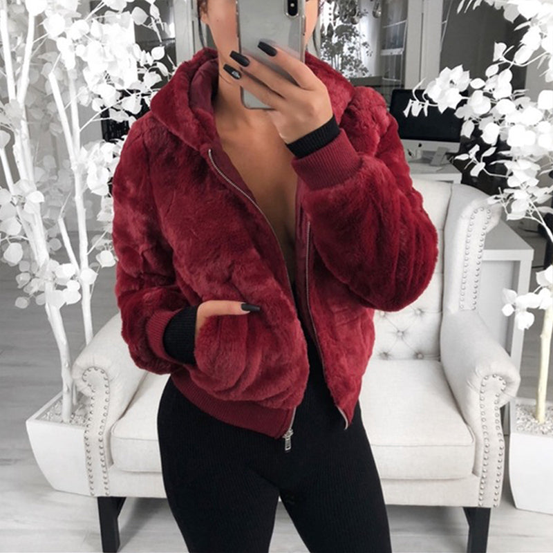 Women's Faux Fur Warm Coat with Pockets ✨𝘉𝘶𝘺 𝘢𝘯𝘺 2 𝘢𝘯𝘥 𝘨𝘦𝘵 𝘢𝘯 𝘦𝘹𝘵𝘳𝘢 8% 𝘥𝘪𝘴𝘤𝘰𝘶𝘯𝘵