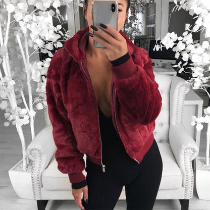 Women's Faux Fur Warm Coat with Pockets ✨𝘉𝘶𝘺 𝘢𝘯𝘺 2 𝘢𝘯𝘥 𝘨𝘦𝘵 𝘢𝘯 𝘦𝘹𝘵𝘳𝘢 8% 𝘥𝘪𝘴𝘤𝘰𝘶𝘯𝘵