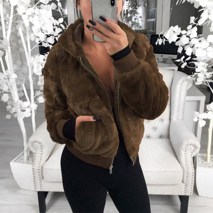 Women's Faux Fur Warm Coat with Pockets ✨𝘉𝘶𝘺 𝘢𝘯𝘺 2 𝘢𝘯𝘥 𝘨𝘦𝘵 𝘢𝘯 𝘦𝘹𝘵𝘳𝘢 8% 𝘥𝘪𝘴𝘤𝘰𝘶𝘯𝘵
