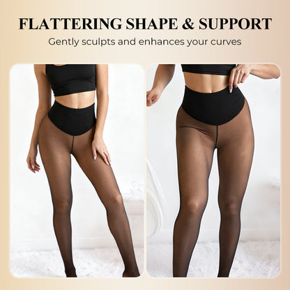 🍂 Women’s Thermal Sculpting Tights With Compression Waistband🎀