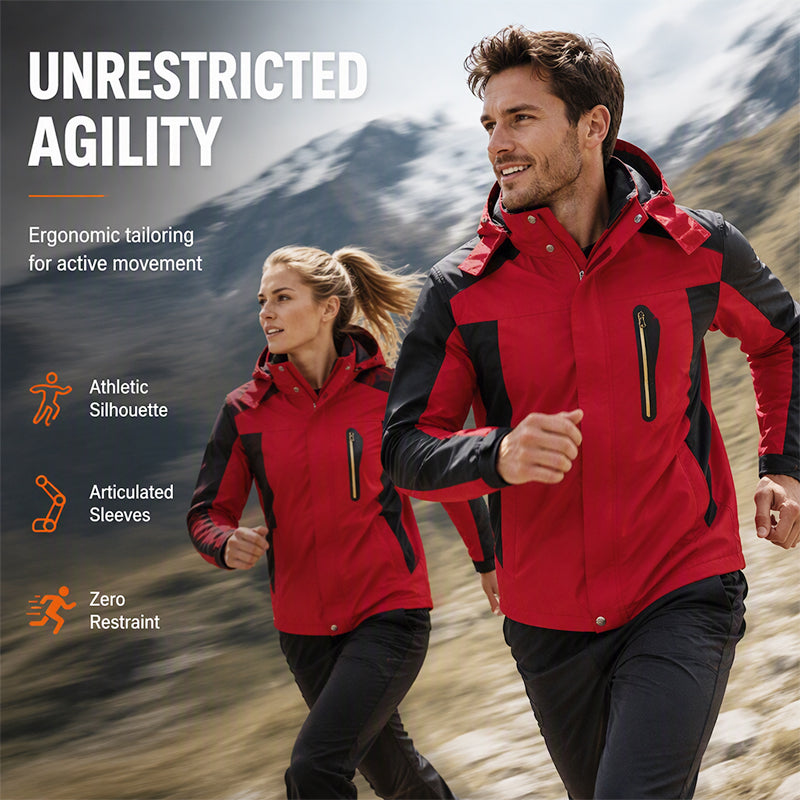 Men's Waterproof & Windproof Outdoor Hiking Jackets