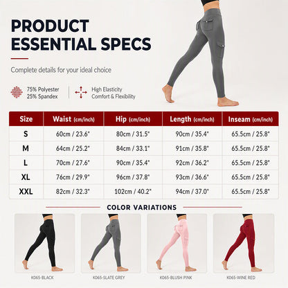 Women's High-Waisted Cargo Yoga Pants