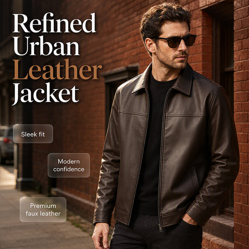 Refined Urban Leather Jacket