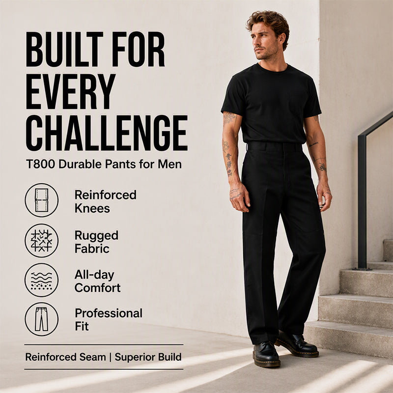 Men's Casual Double Knee Cargo Pant
