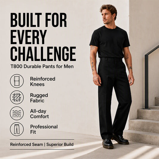 Men's Casual Double Knee Cargo Pant
