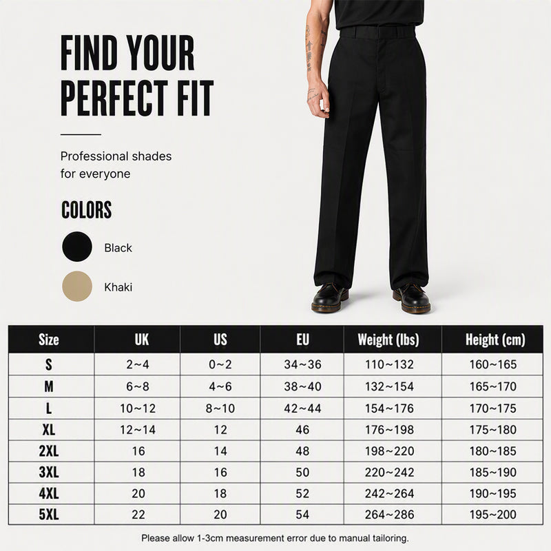 Men's Casual Double Knee Cargo Pant
