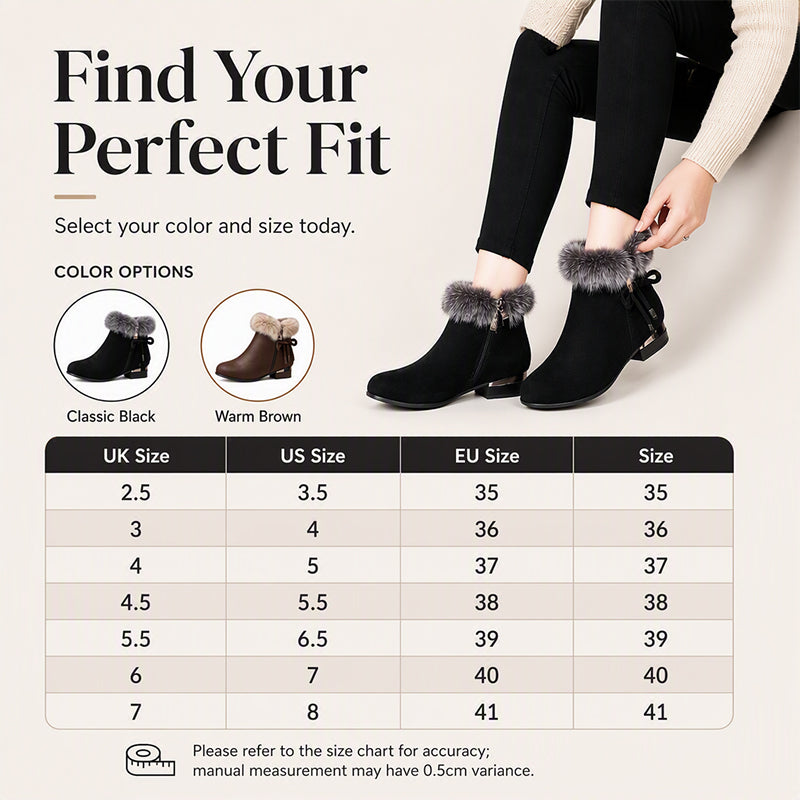 Women's Warm Plush-Lined Short Boots