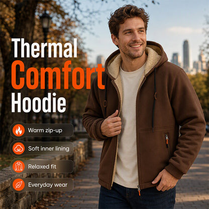 Men‘s Casual Thermal Comfort Hoodie