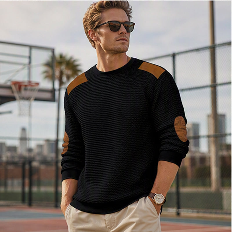 Men's Knit Crewneck Pullover Sweater