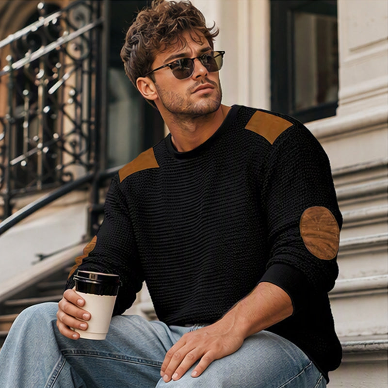 Men's Knit Crewneck Pullover Sweater