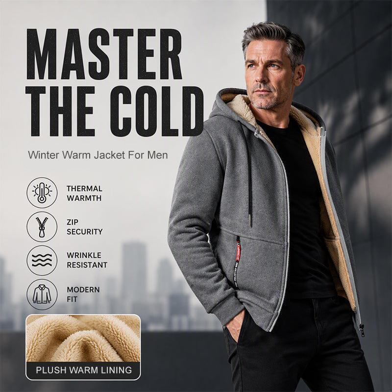 Men's Winter Warm Hooded Jacket