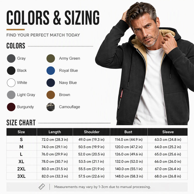 Men's Winter Warm Hooded Jacket