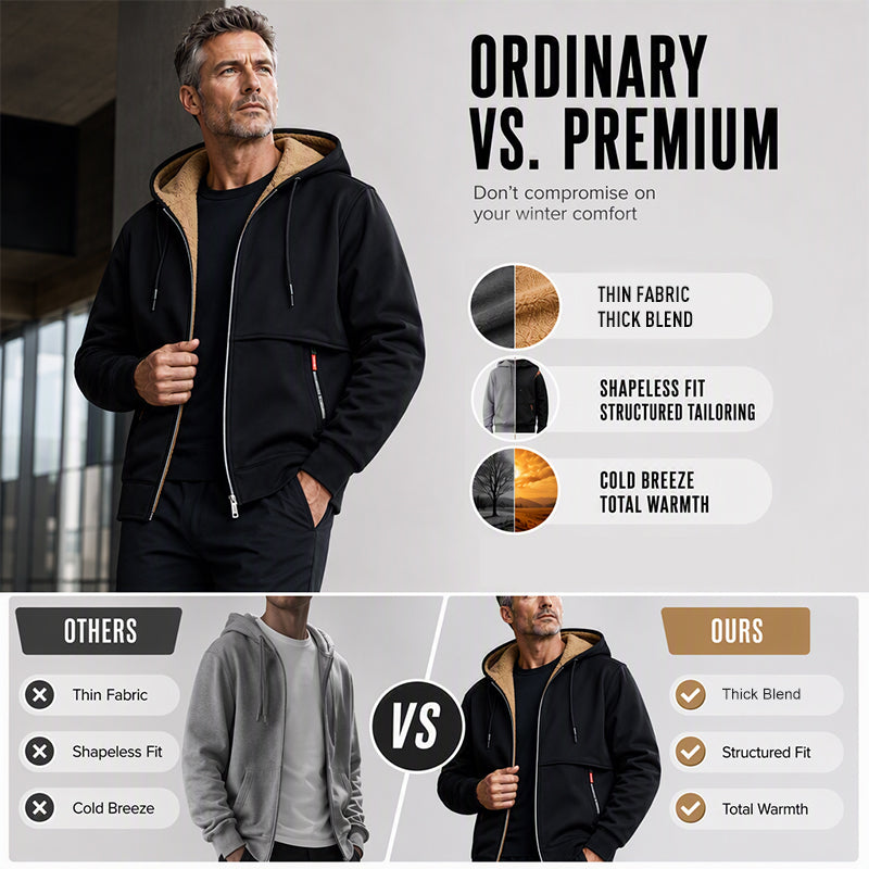 Men's Winter Warm Hooded Jacket